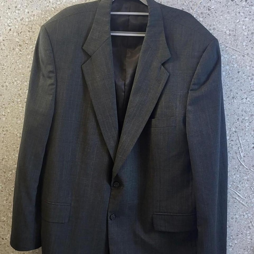 Vintage,Bert Pulitzer, Men's Blazer/Sport Coat, Plaid Tan Size 48 L'